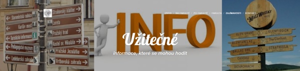 Užitečné informace